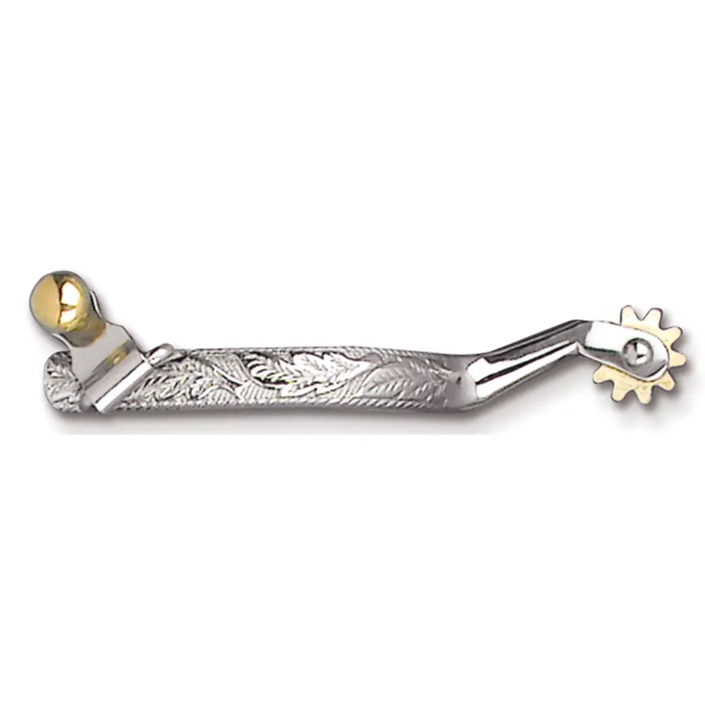 1/2 In Band 1 7/8 Shank Toklat Ladies Stainless Steel Horse Spur 1