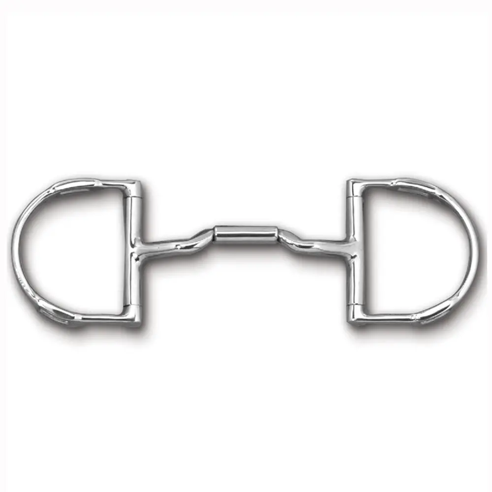 4 1/4 In Myler Horse Bit Dee W/ Hooks Mullen Low Ported Barrel 1