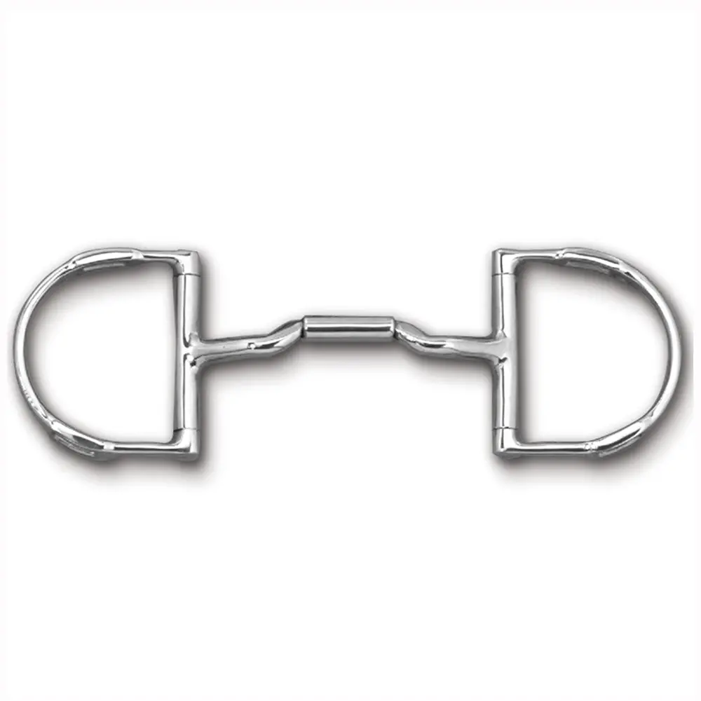 4 3/4 In Myler Horse Bit Dee W/ Hooks Mullen Low Ported Barrel 1