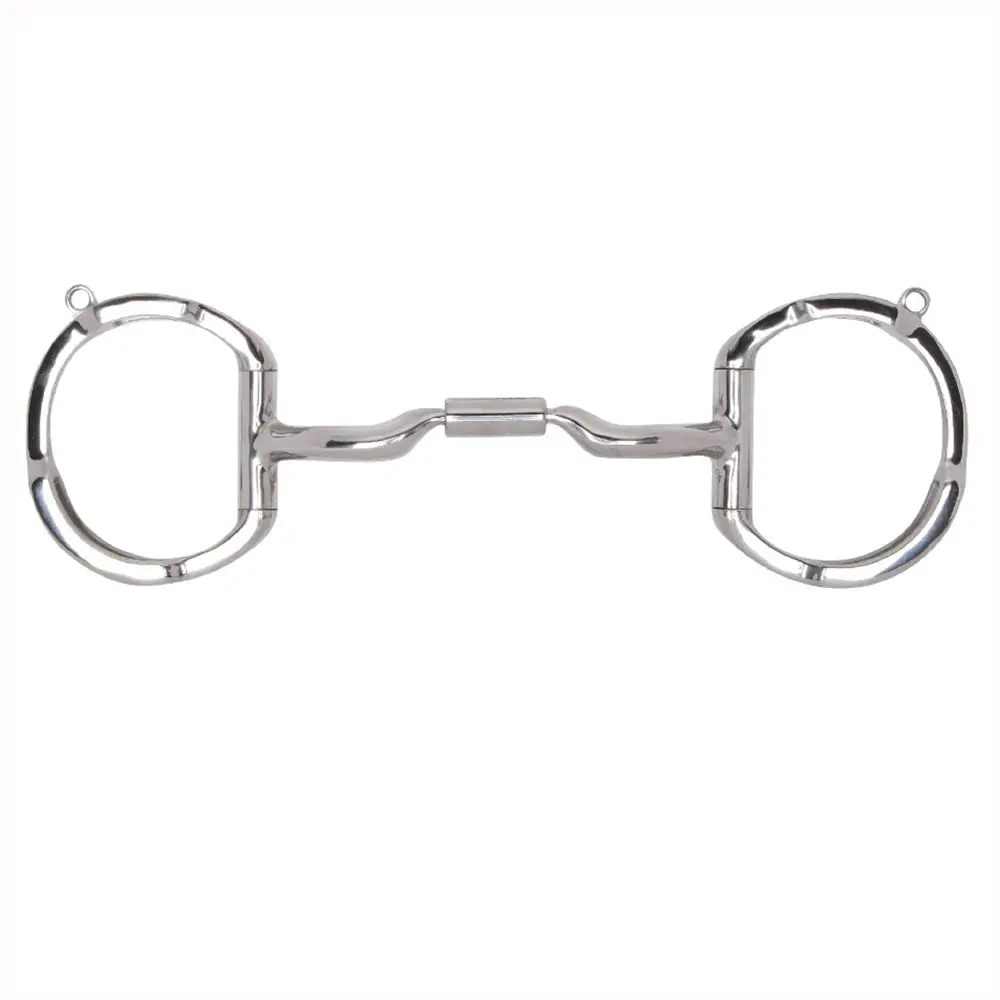 5 1/2 In Myler Horse Bit Eggbutt With Hooks Low Port Comfort Snaffle 1