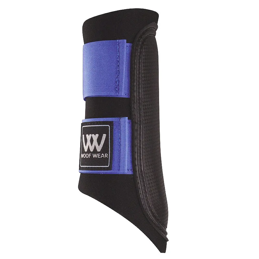 Woof Wear Horse Sport Brushing Boot Full Coverage Strike Pad Electric Blue 1