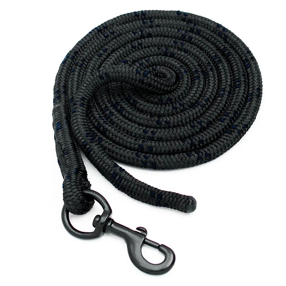 10 Ft Blocker Horsemanship Products Horse Lead Rope Black 1