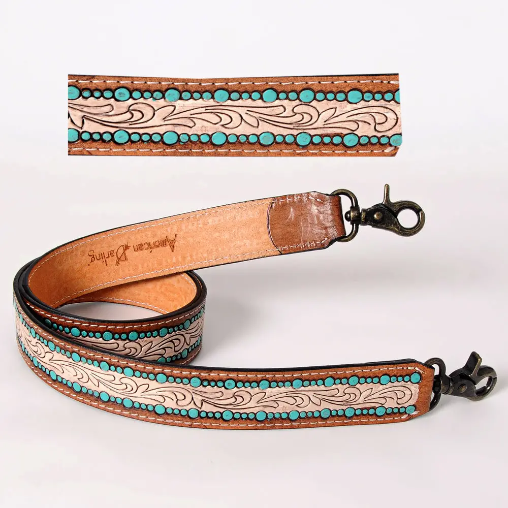 American Darling Hand Tooled Genuine Leather Crossbody Handle Strap For Bags Phone Keychain Wallet Purse Clutch Cellphone 1