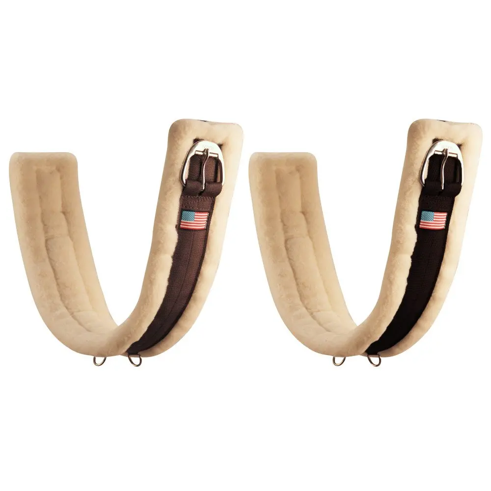 Toklat Horse Cinch Roller Buckle Deluxe Wool Back Natural Made In Usa 1