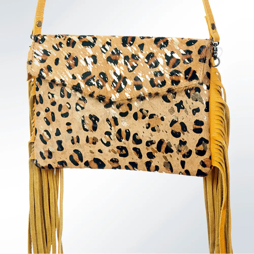 American Darling Women's Envelope Bag Western Hair On Genuine Leather Handbag And Ladies Purse 1