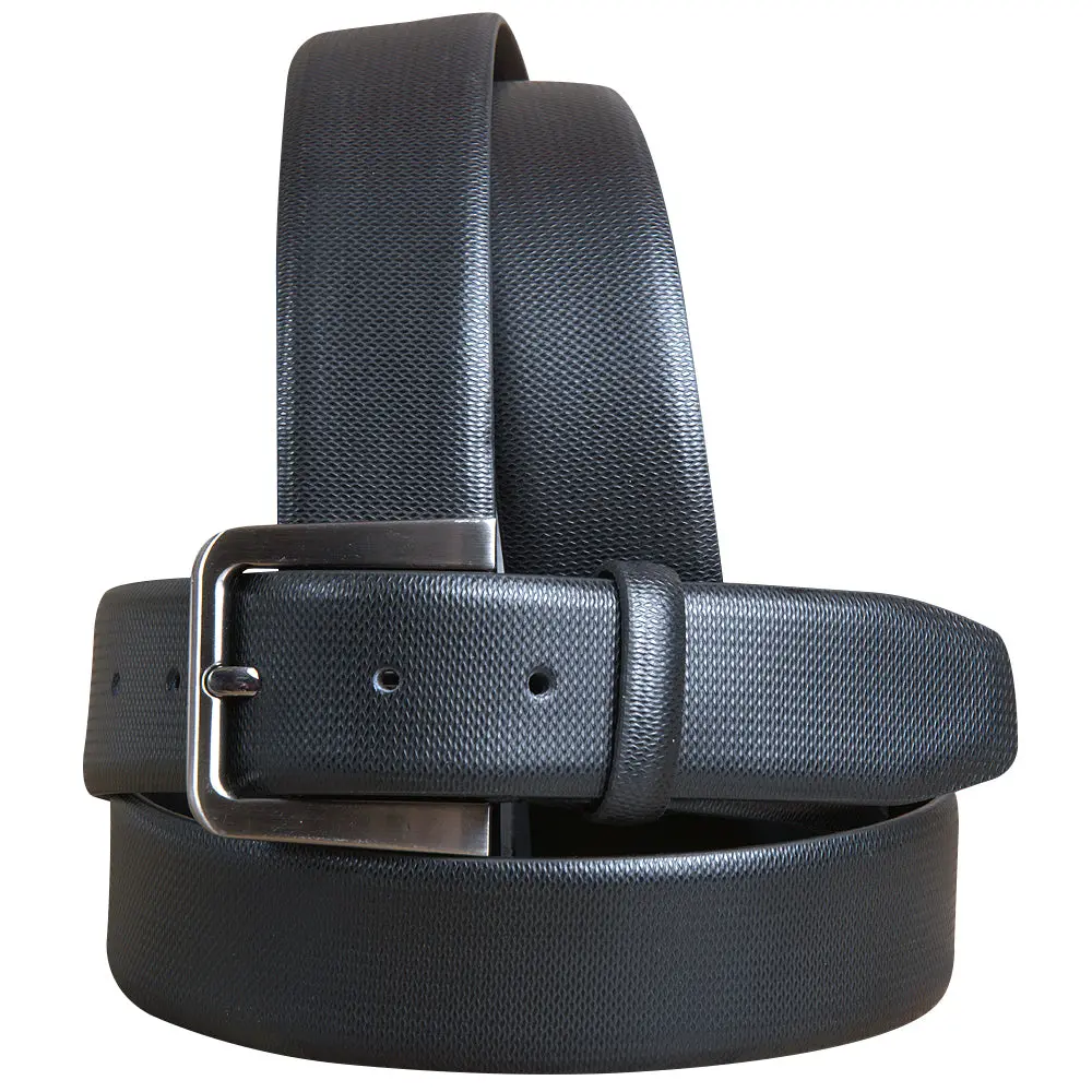 Hilason Black Leather Dress Belt 100% Pure Italian Cow Genuine Formal | Mens Belts Western Casual Heavy Duty For Men 1