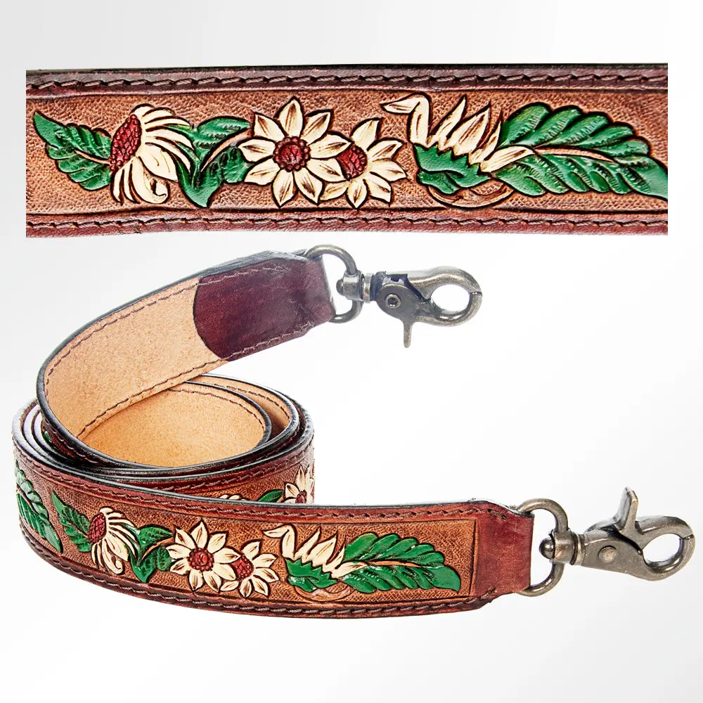 American Darling Hand Tooled Genuine Leather Crossbody Handle Strap For Bags Phone Keychain Wallet Purse Clutch Cellphone 1