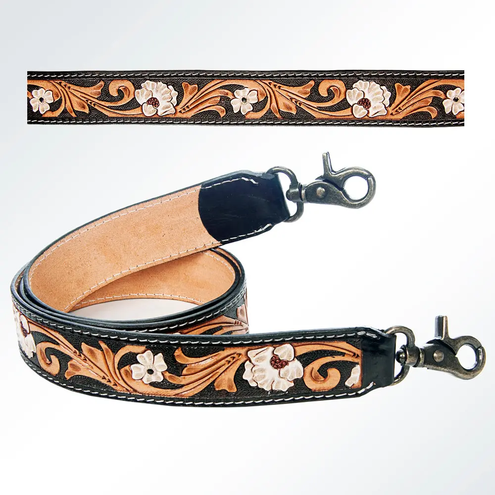American Darling Hand Tooled Genuine Leather Crossbody Handle Strap For Bags Phone Keychain Wallet Purse Clutch Cellphone 1