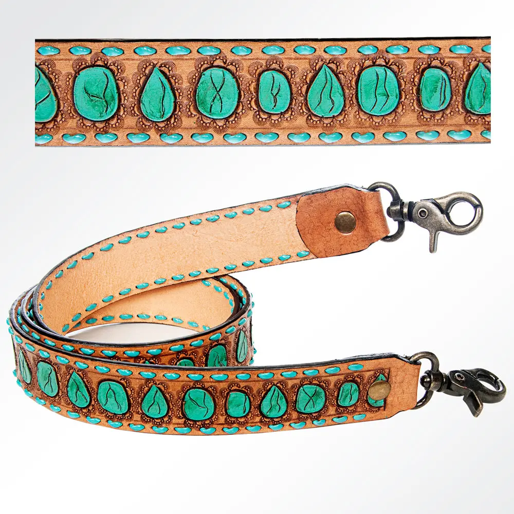 American Darling Hand Tooled Genuine Leather Crossbody Handle Strap For Bags Phone Keychain Wallet Purse Clutch Cellphone 1