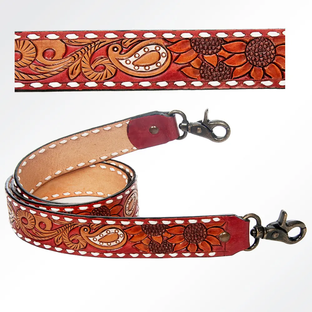 American Darling Hand Tooled Genuine Leather Crossbody Handle Strap For Bags Phone Keychain Wallet Purse Clutch Cellphone 1