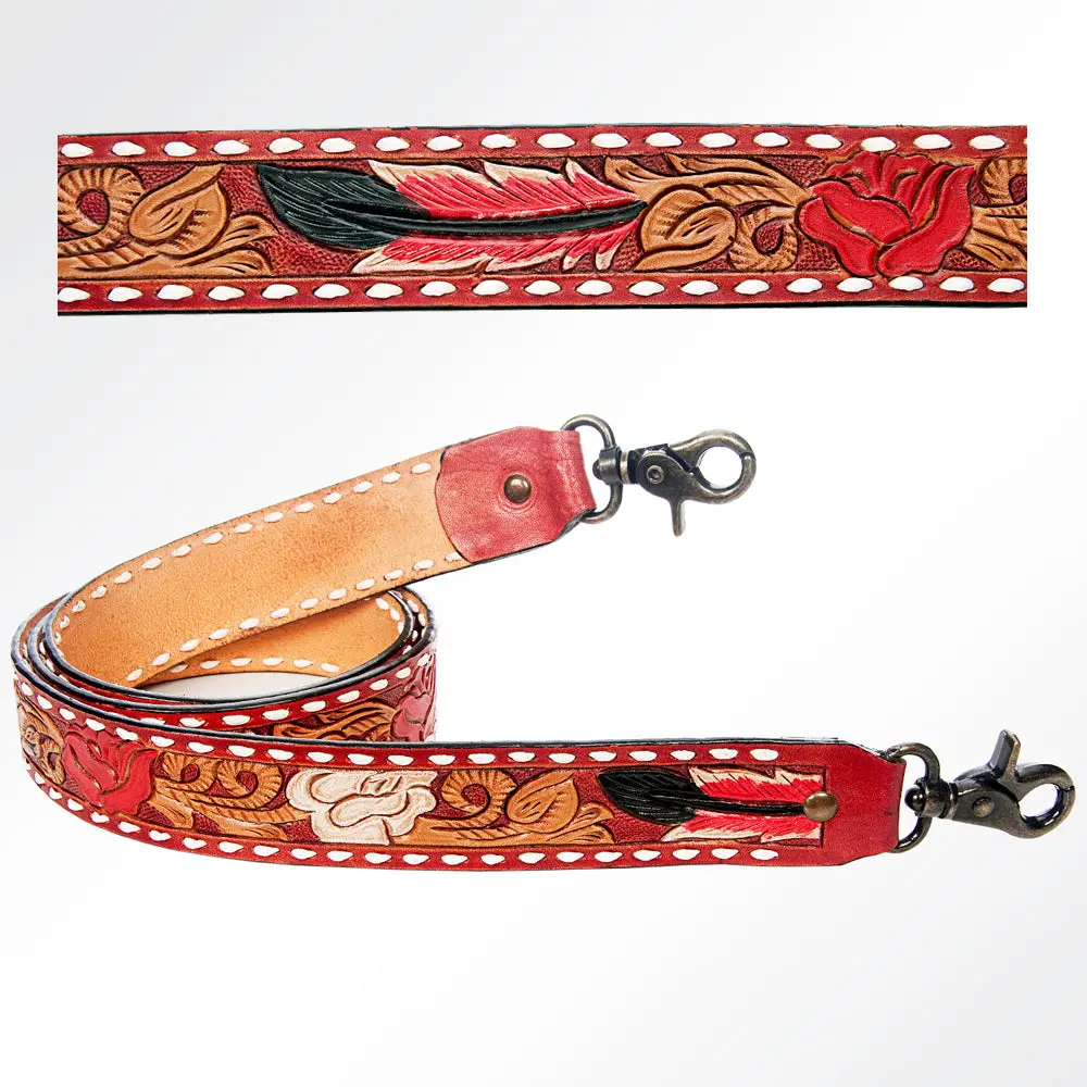 American Darling Hand Tooled Genuine Leather Crossbody Handle Strap For Bags Phone Keychain Wallet Purse Clutch Cellphone 1
