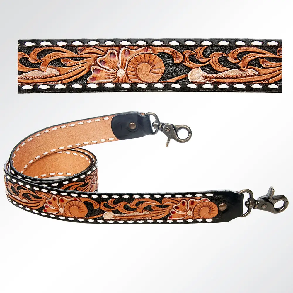 American Darling Hand Tooled Genuine Leather Crossbody Handle Strap For Bags Phone Keychain Wallet Purse Clutch Cellphone 1