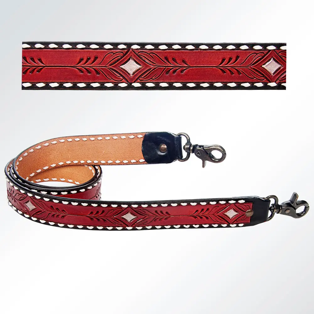 American Darling Hand Tooled Genuine Leather Crossbody Handle Strap For Bags Phone Keychain Wallet Purse Clutch Cellphone 1