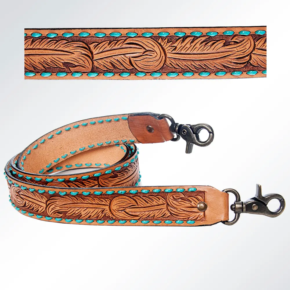 American Darling Hand Tooled Genuine Leather Crossbody Handle Strap For Bags Phone Keychain Wallet Purse Clutch Cellphone 1