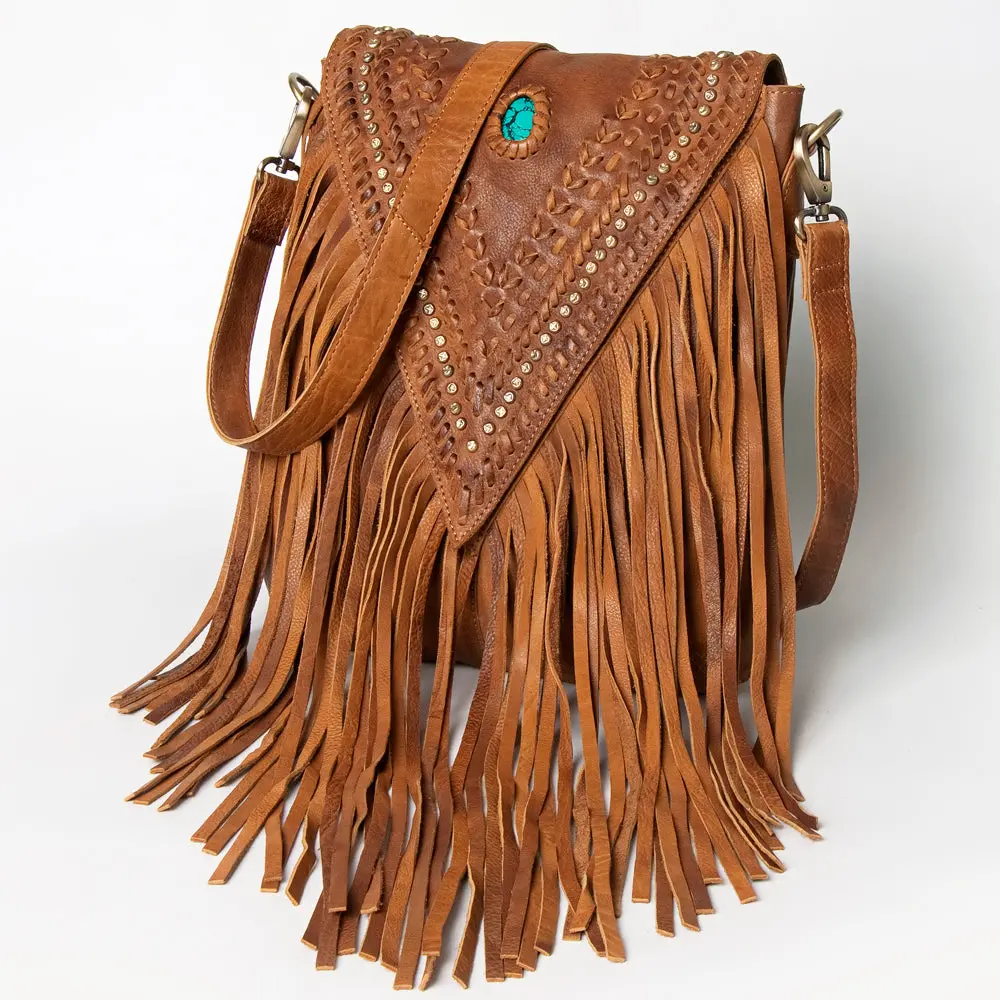 American Darling Women's Messenger Bag Western Full Grain Genuine Leather Handbag And Ladies Purse 1
