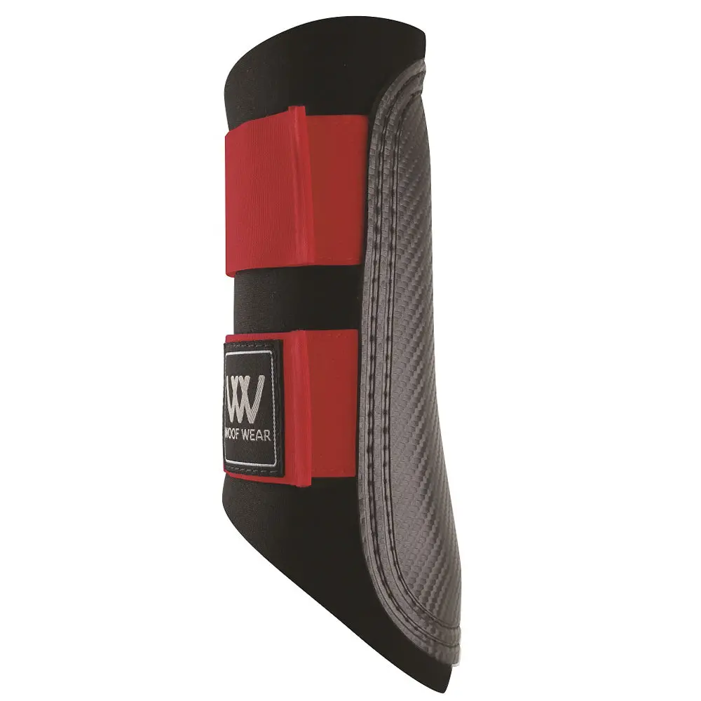 Woof Wear Horse Sport Brushing Boot Full Coverage Strike Pad Red 1