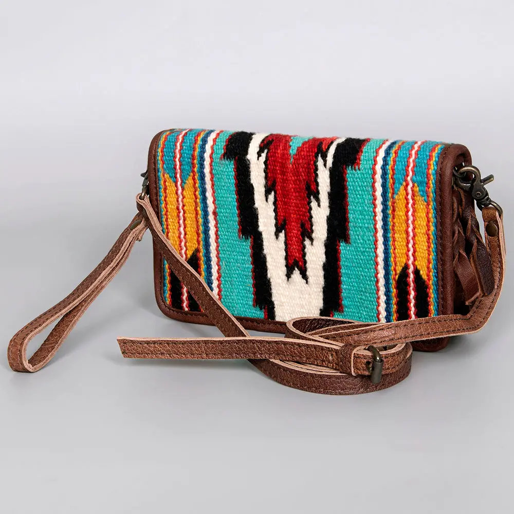 American Darling Organiser Bag Handcrafted From Crocodile Embossed Genuine Leather With Ykk Zipper And Detachable Strap 1