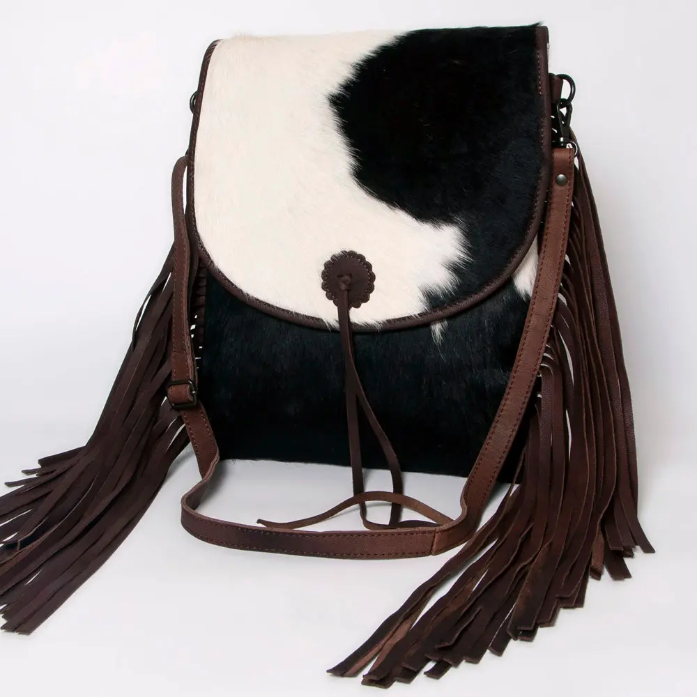 American Darling Messenger Hair On-Genuine Leather Western Women Bag Handbag Purse | Crossbody For Cute 1