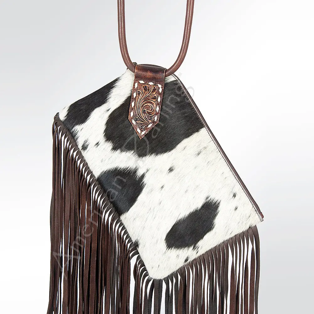 American Darling Wristlet Hair On Genuine Leather Western Women Bag | Handbag Purse Travel Clutch 1