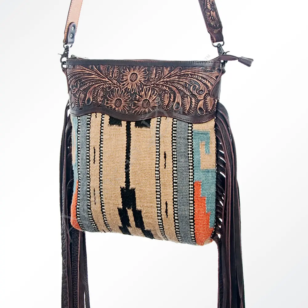 American Darling Cross Body Saddle Blanket Genuine Leather Western Women Bag Handbag Purse | Crossbody For Cute 1