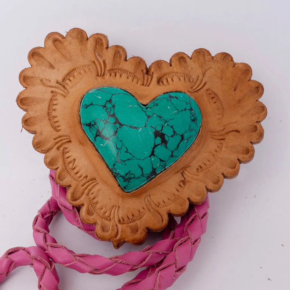 American Darling Braided Genuine Leather Jewelry Necklace With Concho Handmade Necklaces Timeless Piece For A Style 1