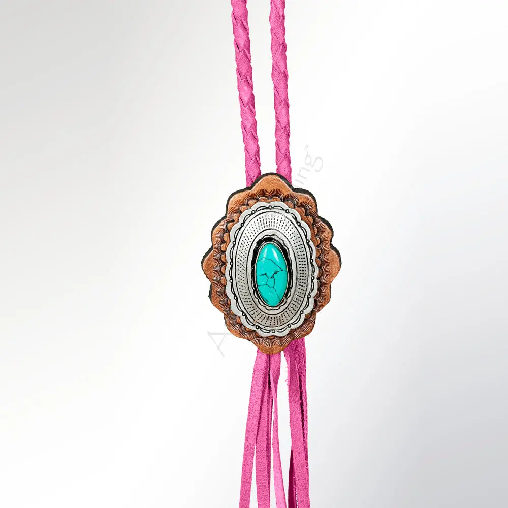 American Darling Braided Genuine Leather Jewelry Necklace With Concho Handmade Necklaces Timeless Piece For A Style 1