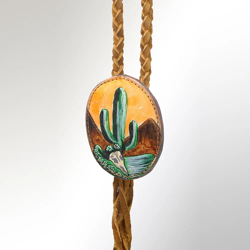 American Darling Hand Painted Braided Genuine Leather Jewelry Necklace Handmade Necklaces Timeless Piece For A Style 1