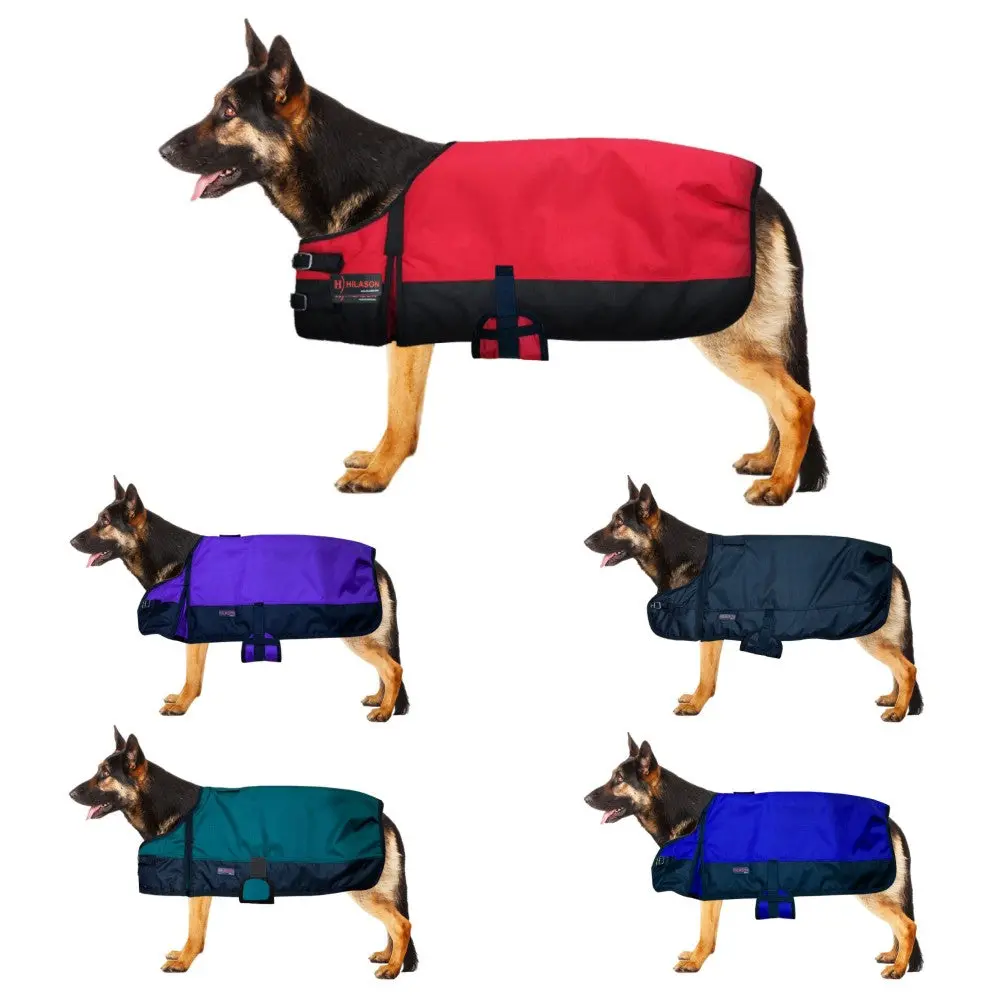 Hilason 200 Gsm 600D Winter Turnout Waterproof Dog Blanket 1