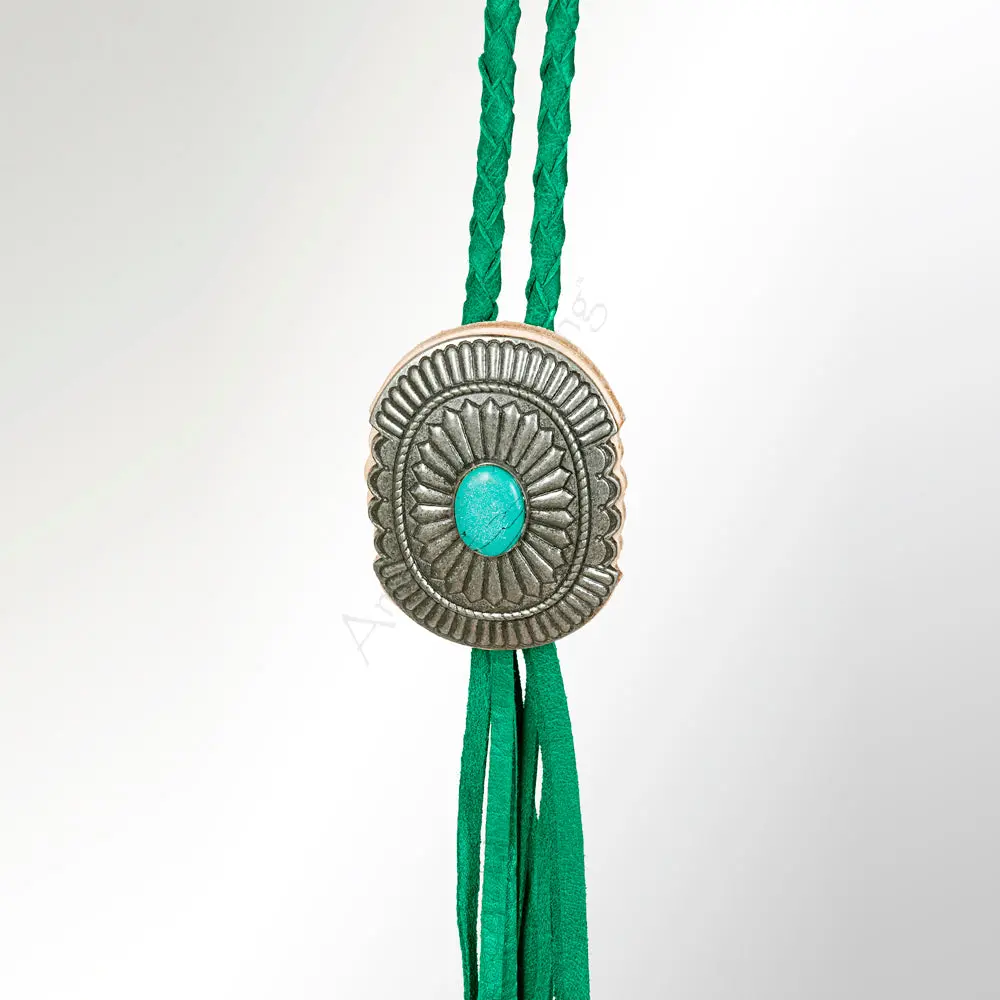 American Darling Braided Genuine Leather Jewelry Necklace With Concho Handmade Necklaces Timeless Piece For A Style 1