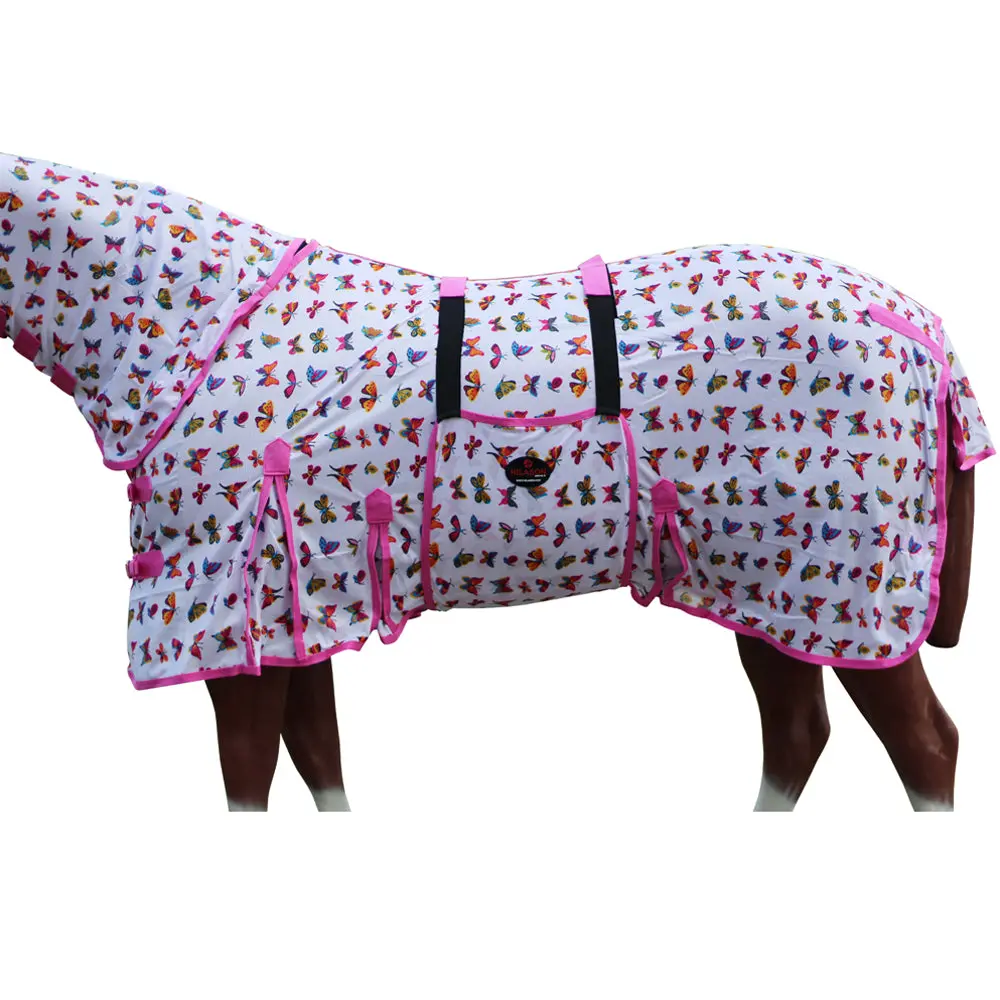 Hilason Horse Fly Sheet - Summer Spring Uv Protection Mesh Bug Mosquito Flysheet For Horses | Fly-Sheet 1