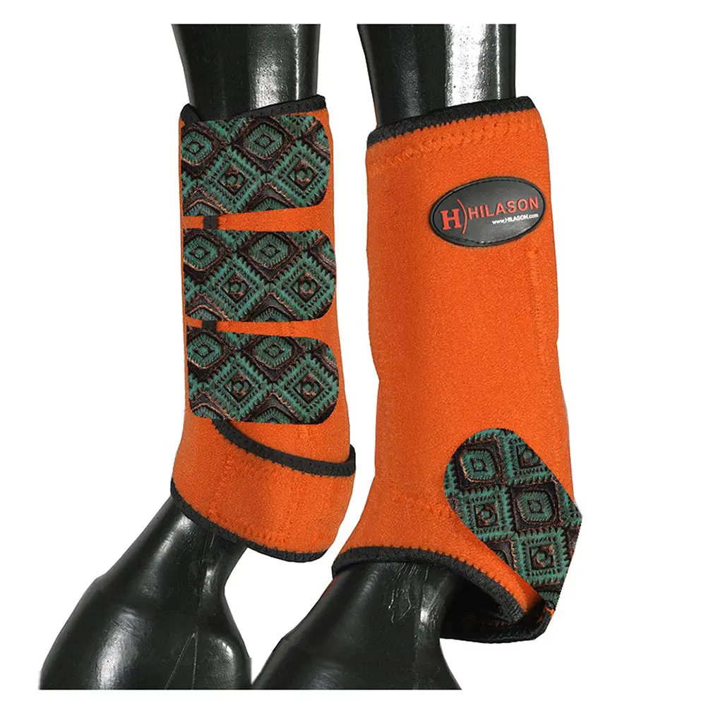 Hilason Adjustable Front Leg Sport Boots for Jumping Disciplines