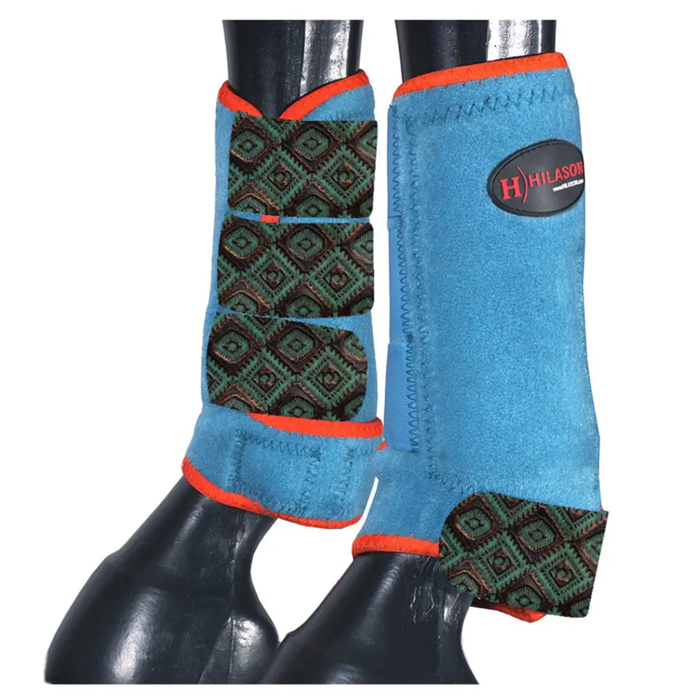 Hilason L M S Horse Front Leg Sport Boots | Jumping Printed 13