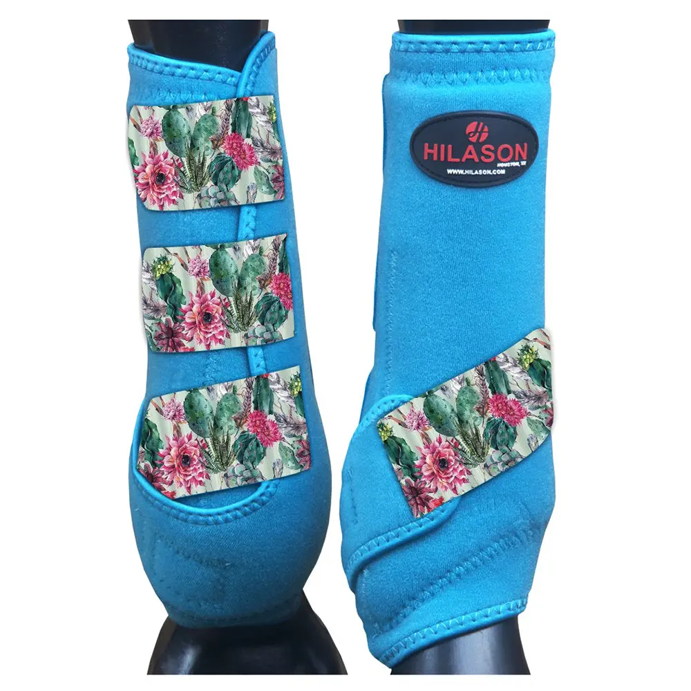 Hilason L M S Horse Front Leg Sport Boots | Jumping Printed 4