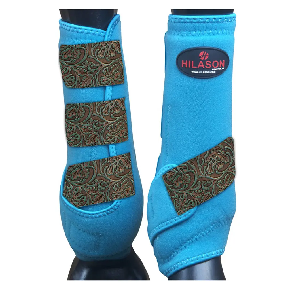 Hilason L M S Horse Front Leg Sport Boots | Jumping Printed 15