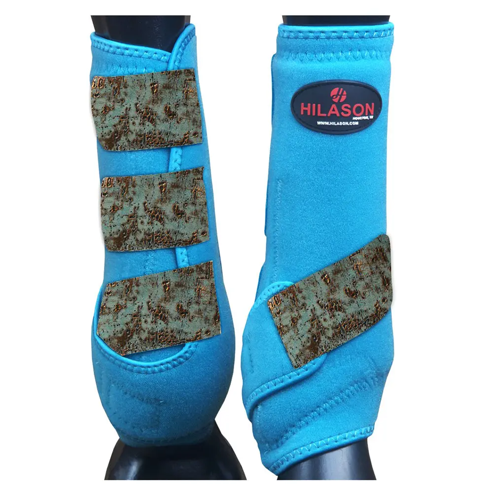 Hilason L M S Horse Front Leg Sport Boots | Jumping Printed 18