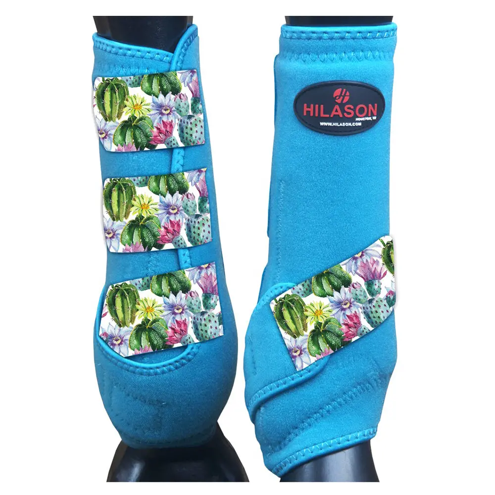 Hilason L M S Horse Front Leg Sport Boots | Jumping Printed 6