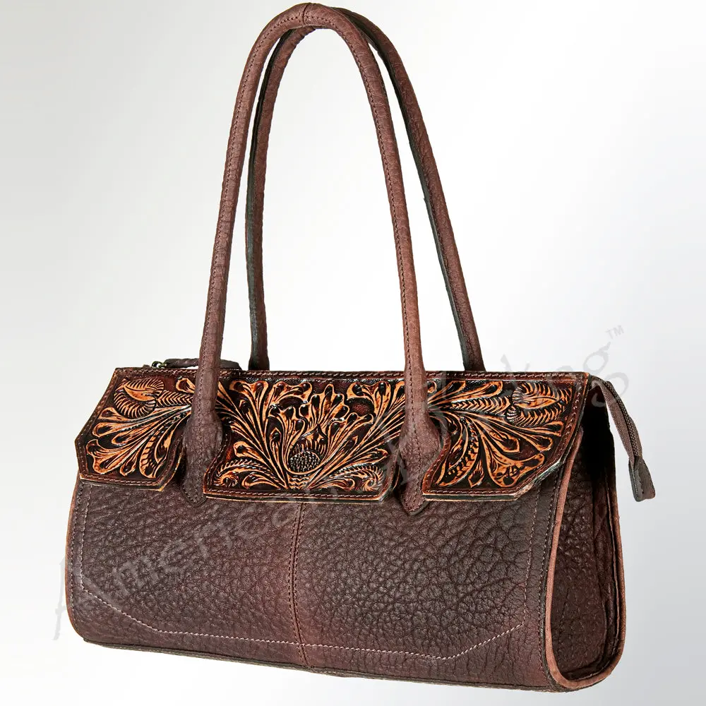 American Darling Tote Hand Tooled Genuine Leather Western Women Bag Handbag Purse | Travel Bags College Casual 1