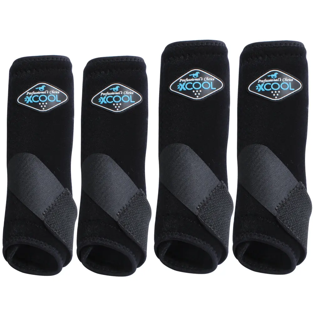 Small Professionals Choice Sports Medicine 2Xcool Horse 4 Pack Boots Black 1