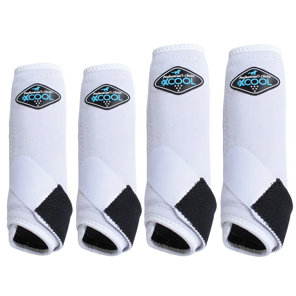 Med Professionals Choice Sports Medicine 2Xcool Horse 4 Pack Boots White 1