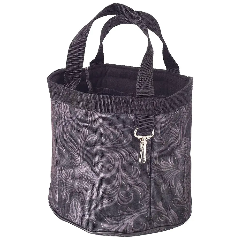 Tough-1 Final Touches- Grooming Caddy Prints "Tooled Leather Black" 1