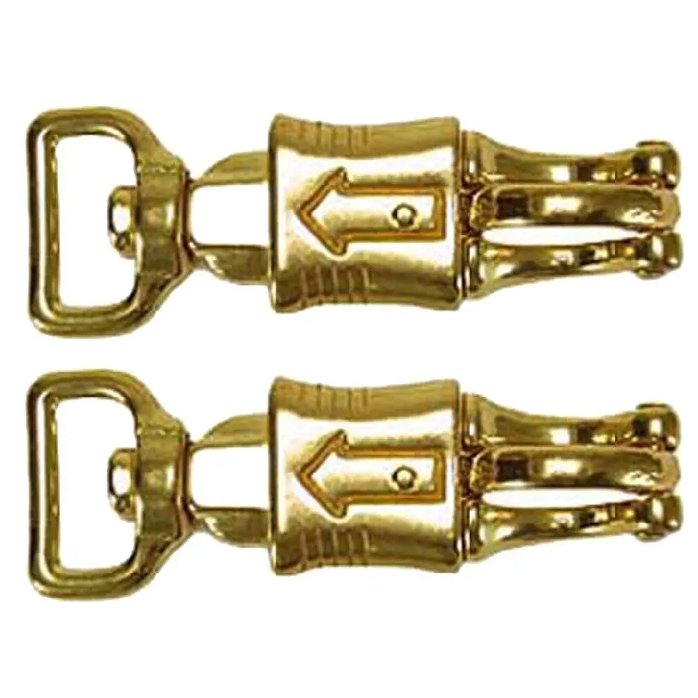 Hilason 1 In X 4-3/8 Panic Snap With Eye Solid Brass 3