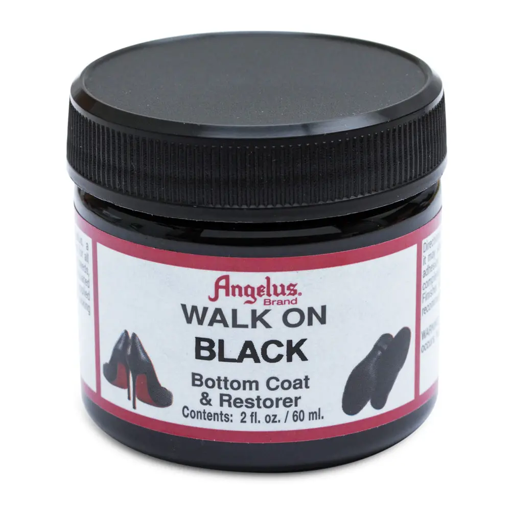 Angelus Walk On Black Bottom Coat Restorer 2 Oz 1