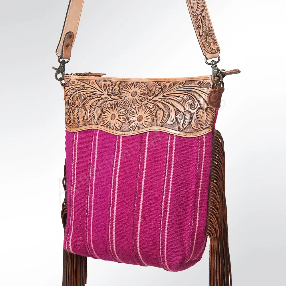 American Darling Cross Body Hand Tooled Saddle Blanket Genuine Leather Western Women Bag Handbag Purse | Crossbody For |Cute 1