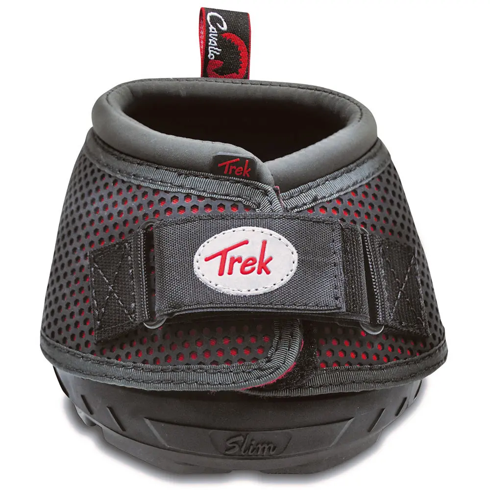 Size 5 Cavallo Trek Regular Horse Boot Ultra Flexible Pro Mesh Black Red 1