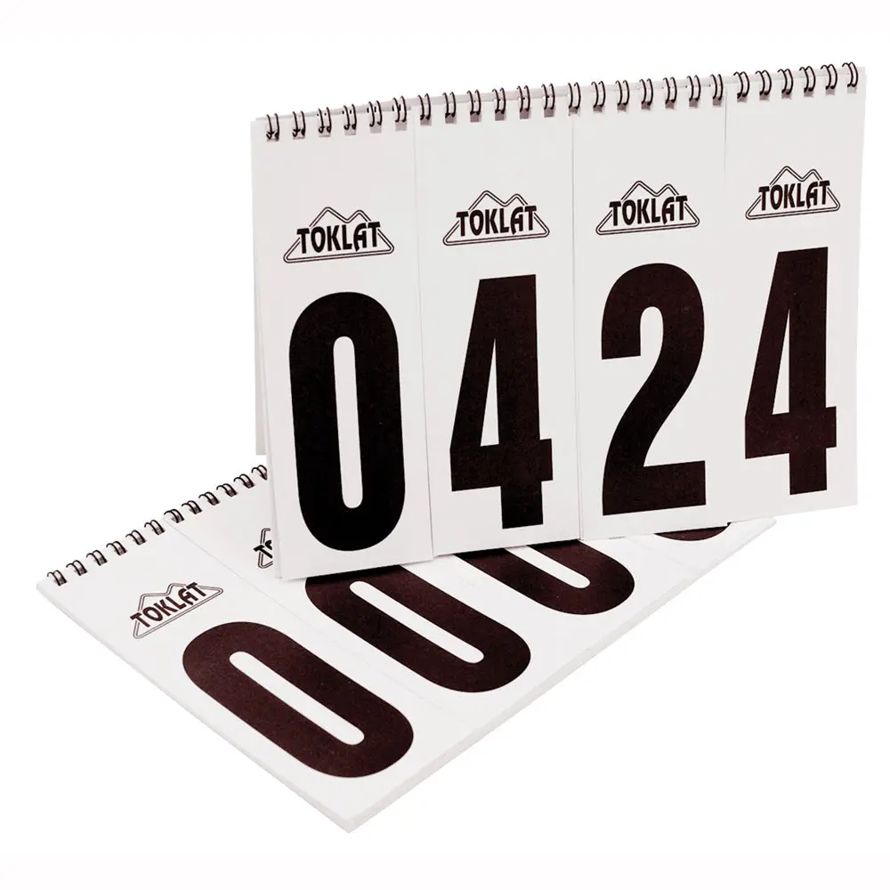Toklat Number Pads Spiral Bound Flip Chart Re Usable 1
