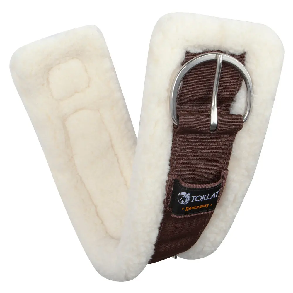 Toklat Ranchboss Western Fleece Horse Cinch Brown 1