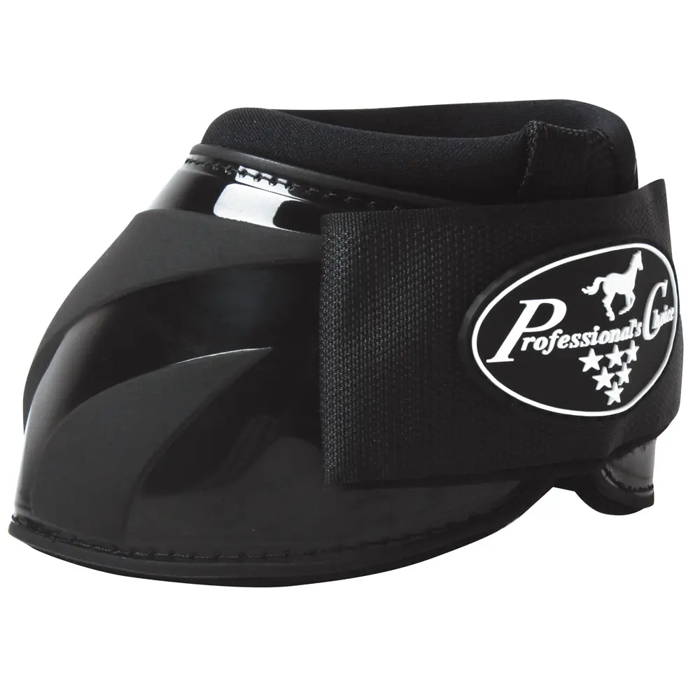 Large Professionals Choice Spartan Ii Horse Bell Boots Black 1