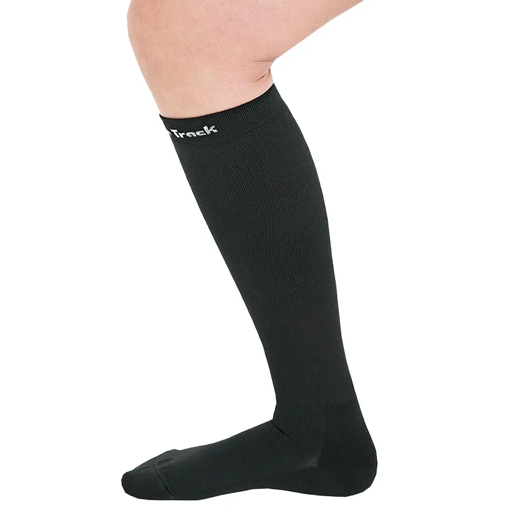 Medium Back On Track Physio Nikki Socks Wide Calf Black 1