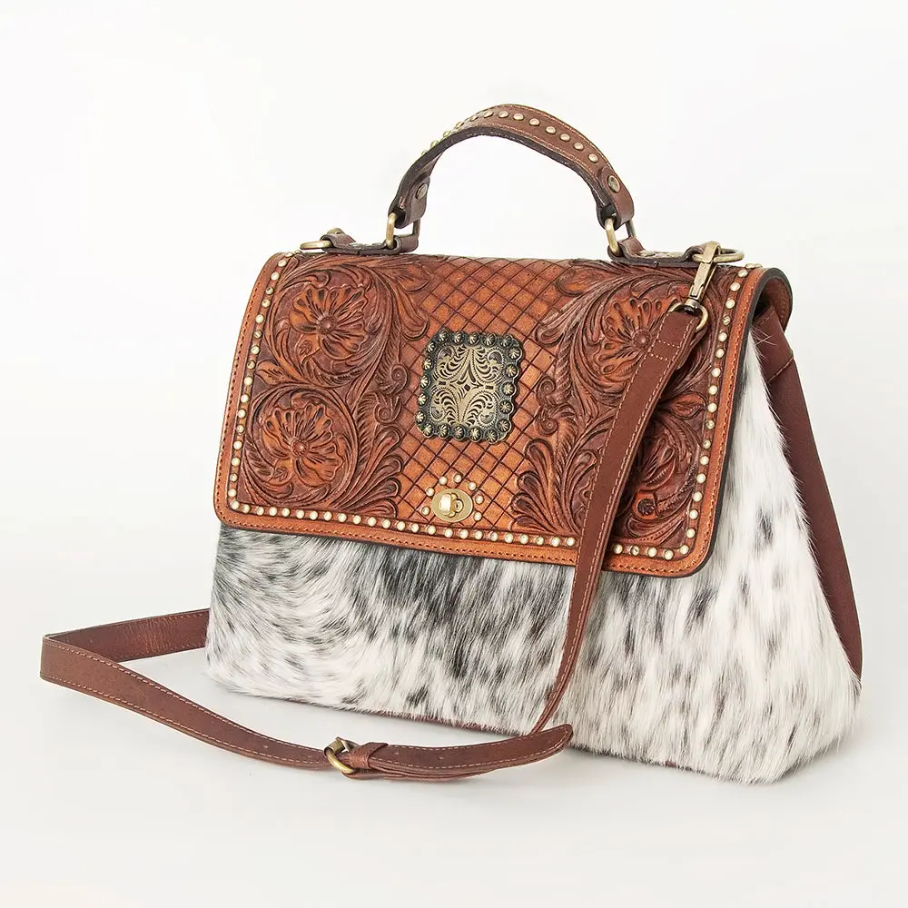 American Darling Messenger Hair On-Genuine Leather Western Women Bag Handbag Purse | Messenger For Cute 1