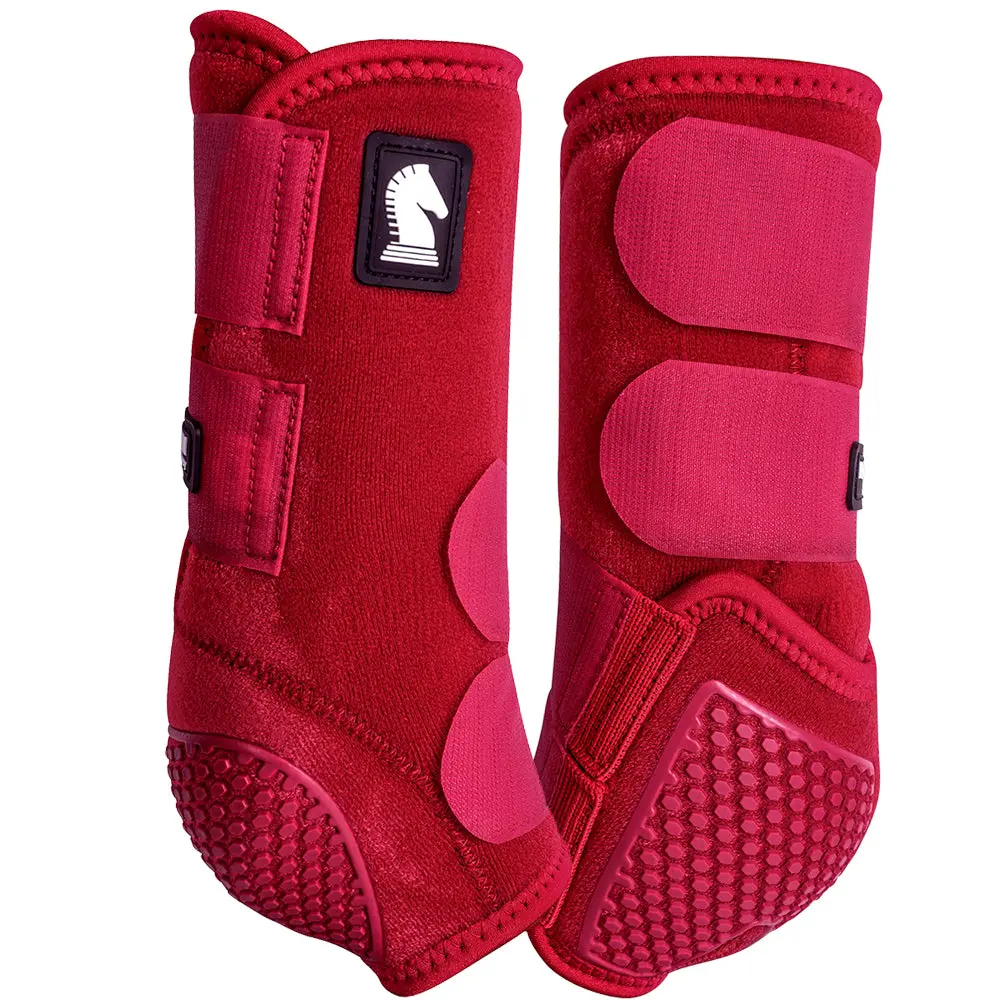 Classic Flexion Legacy2 Support Horse Front Boots Crimson 1